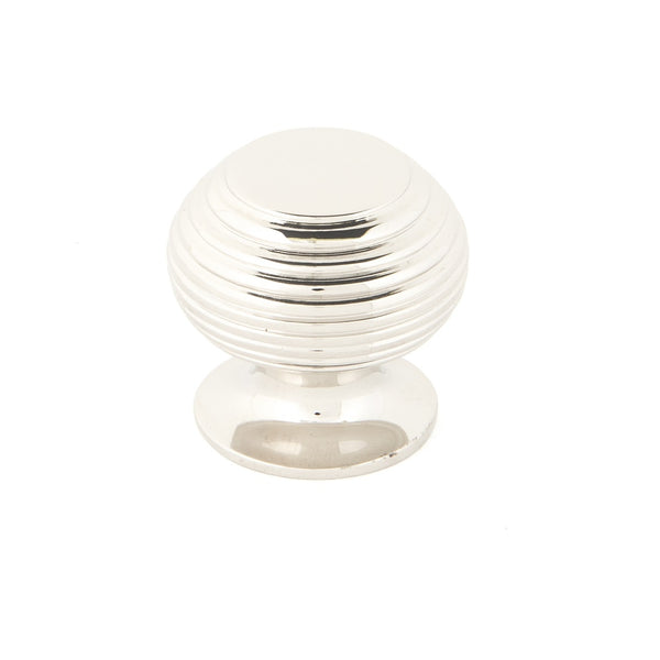 From The Anvil Small Beehive Cabinet Knob - Polished Nickel