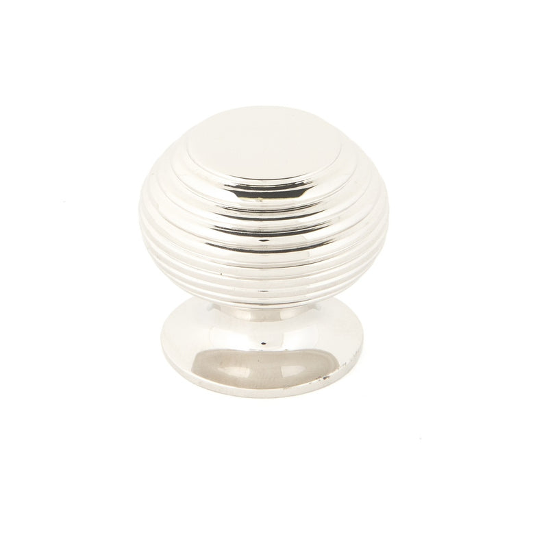 From The Anvil Small Beehive Cabinet Knob - Polished Nickel