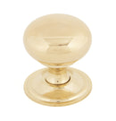 From The Anvil Large Mushroom Cabinet Knob - Polished Brass