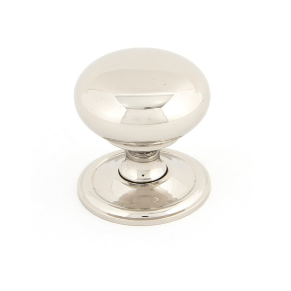 From The Anvil Large Mushroom Cabinet Knob - Polished Nickel