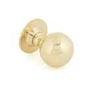From The Anvil Large Ball Cabinet Knob - Polished Brass
