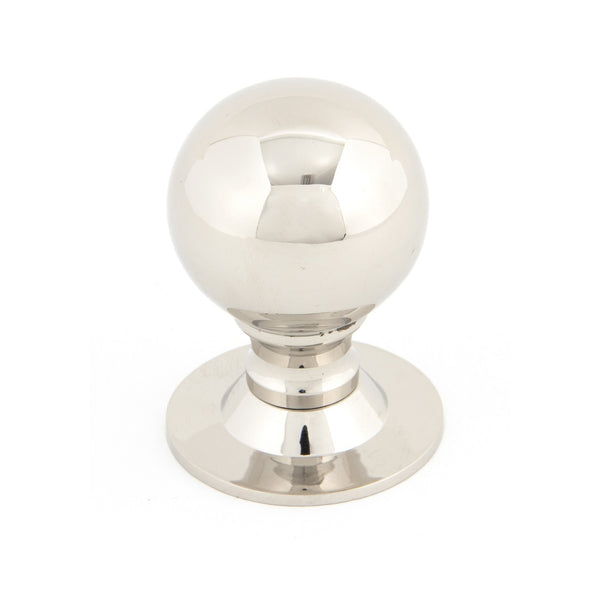From The Anvil Large Ball Cabinet Knob - Polished Nickel