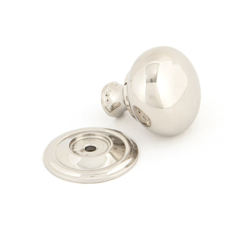 From The Anvil Small Mushroom Cabinet Knob - Polished Nickel