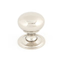 From The Anvil Small Mushroom Cabinet Knob - Polished Nickel