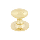 From The Anvil Small Oval Cabinet Knob - Polished Brass