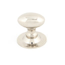 From The Anvil Small Oval Cabinet Knob - Polished Nickel