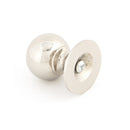 From The Anvil Small Ball Cabinet Knob - Polished Nickel