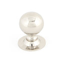 From The Anvil Small Ball Cabinet Knob - Polished Nickel