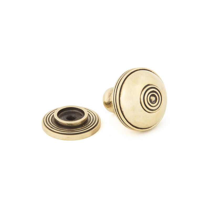 From The Anvil Small Prestbury Cabinet Knob - Aged Brass