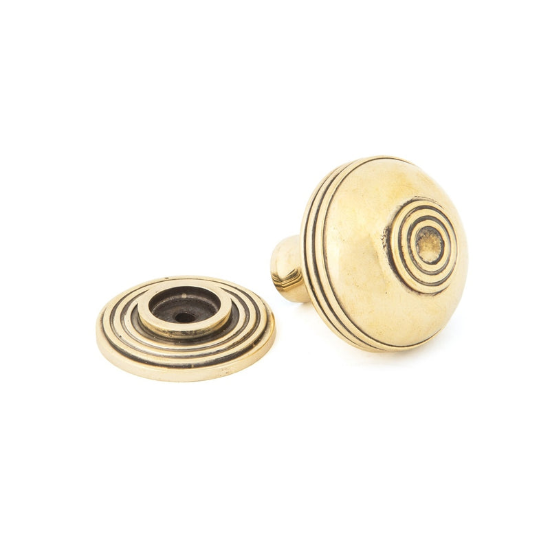 From The Anvil Large Prestbury Cabinet Knob - Aged Brass