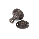 From The Anvil Beehive Heavy Knob Handles on Round Rose - Aged Bronze