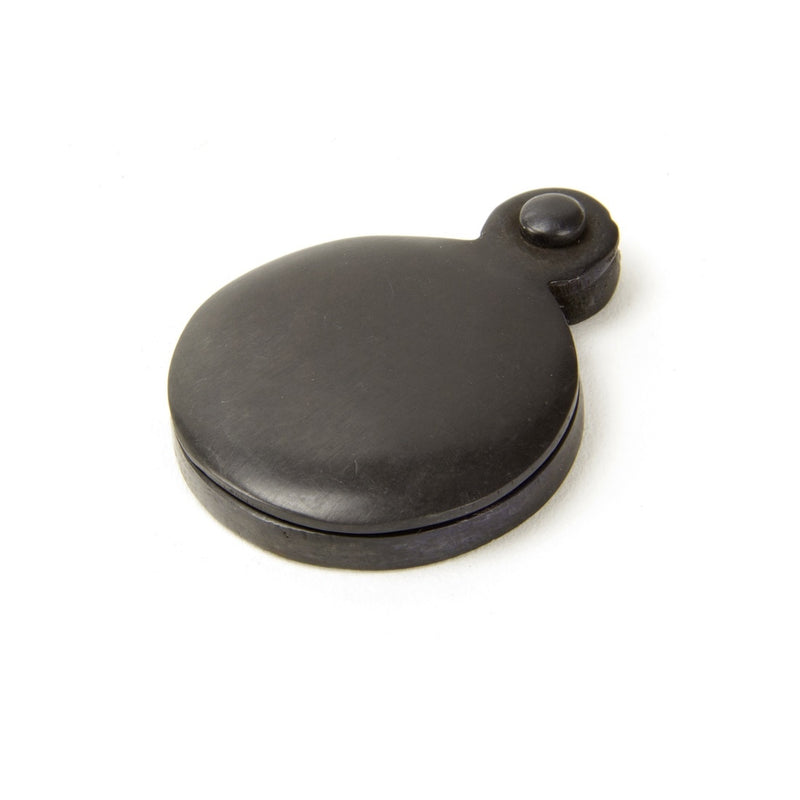 From The Anvil Round Lever Key Covered Escutcheon - Aged Bronze
