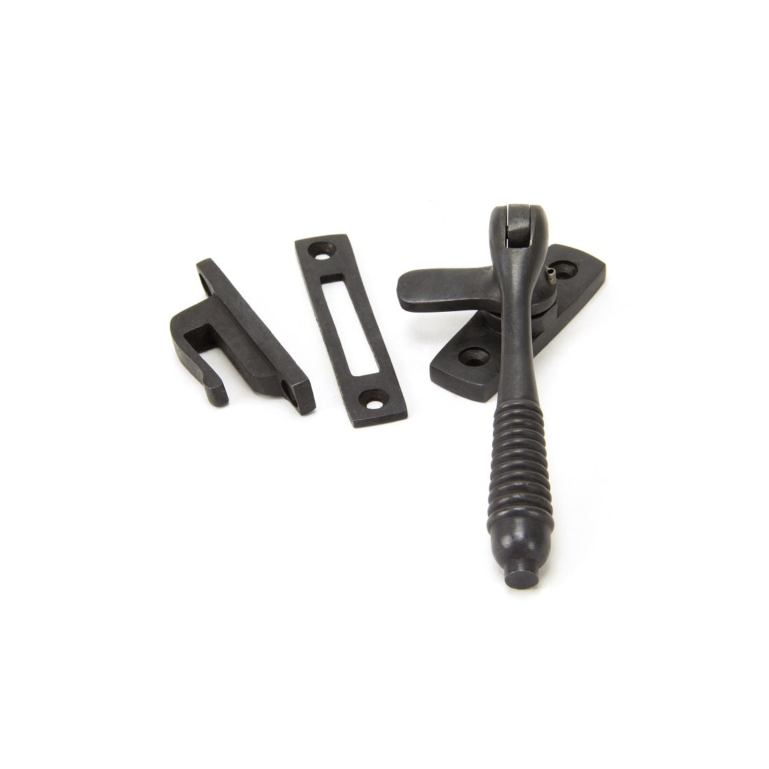 From The Anvil Reeded Locking Fastener Aged Bronze