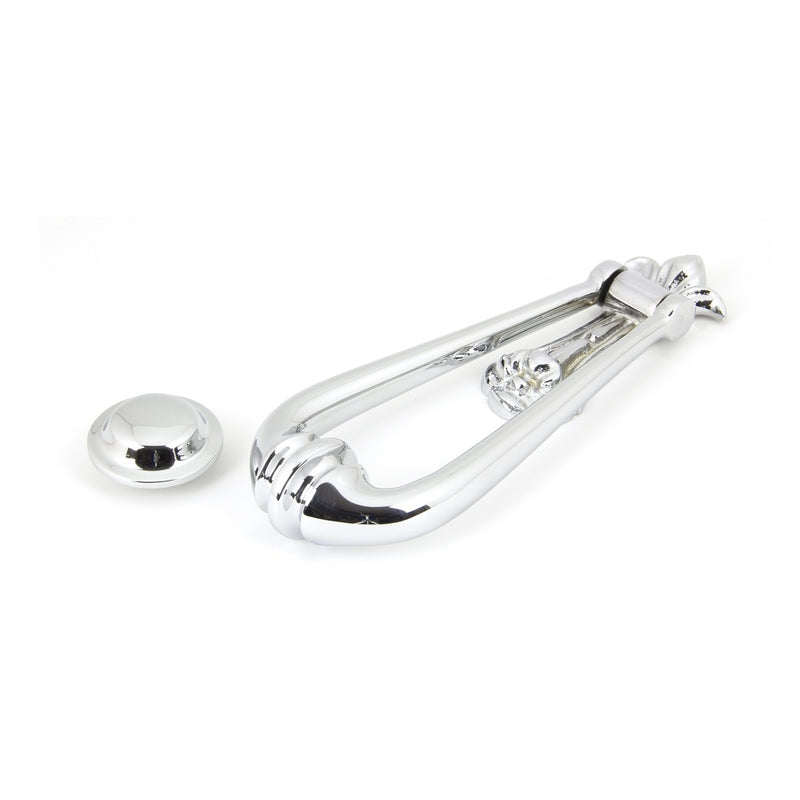 From The Anvil Loop Door Knocker - Polished Chrome