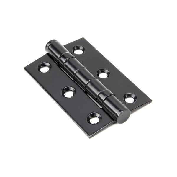 From The Anvil 3" Ball Bearing Butt Hinges on SS (pair) - Black