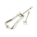 From The Anvil Period Slimline Art Deco Door Knocker - Polished Nickel