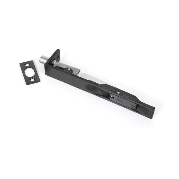 From The Anvil Flush Door Bolt - 6" - Black