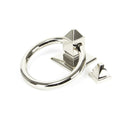 From The Anvil Ring On Block Door Knocker - Polished Nickel