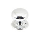 From The Anvil Small Mushroom Knob Set - Polished Chrome