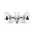 From The Anvil Small Mushroom Knob Set - Polished Chrome