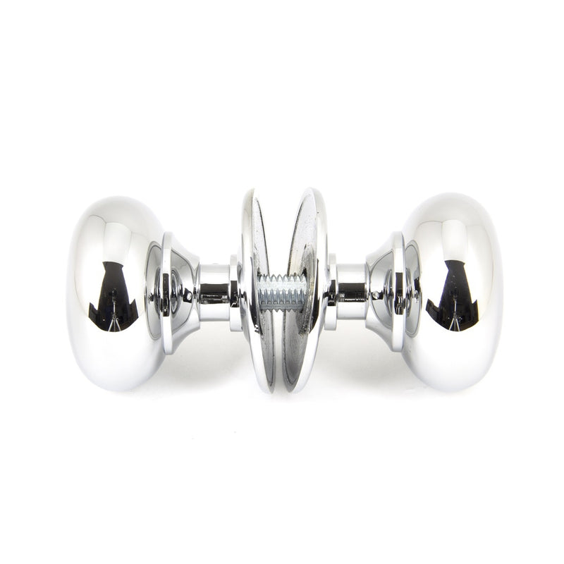 From The Anvil Small Mushroom Knob Set - Polished Chrome