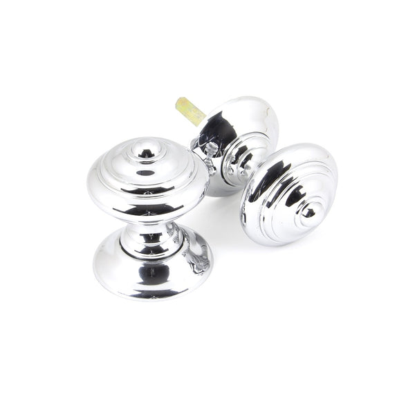 From The Anvil Elmore Concealed Mortice Knob Set - Polished Chrome
