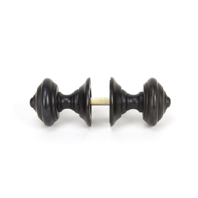 From The Anvil Elmore Concealed Mortice Knob Set - Aged Bronze