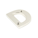 From The Anvil Letter 'D' - Polished Nickel
