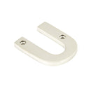 From The Anvil Letter 'U' - Polished Nickel