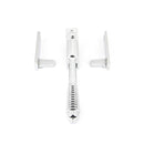 From The Anvil Reeded Night Vent Locking Fastener - Polished Chrome