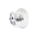From The Anvil Large Beehive Cabinet Knob - Polished Chrome