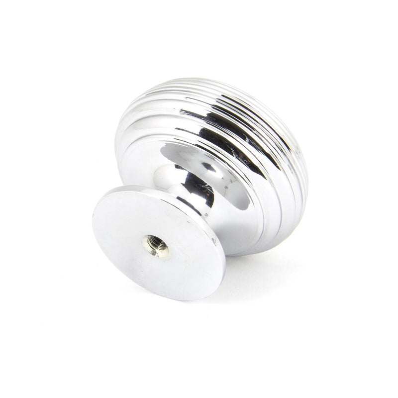 From The Anvil Large Beehive Cabinet Knob - Polished Chrome