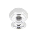 From The Anvil Small Beehive Cabinet Knob - Polished Chrome