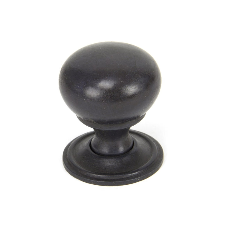 From The Anvil Small Mushroom Cabinet Knob - Aged Bronze