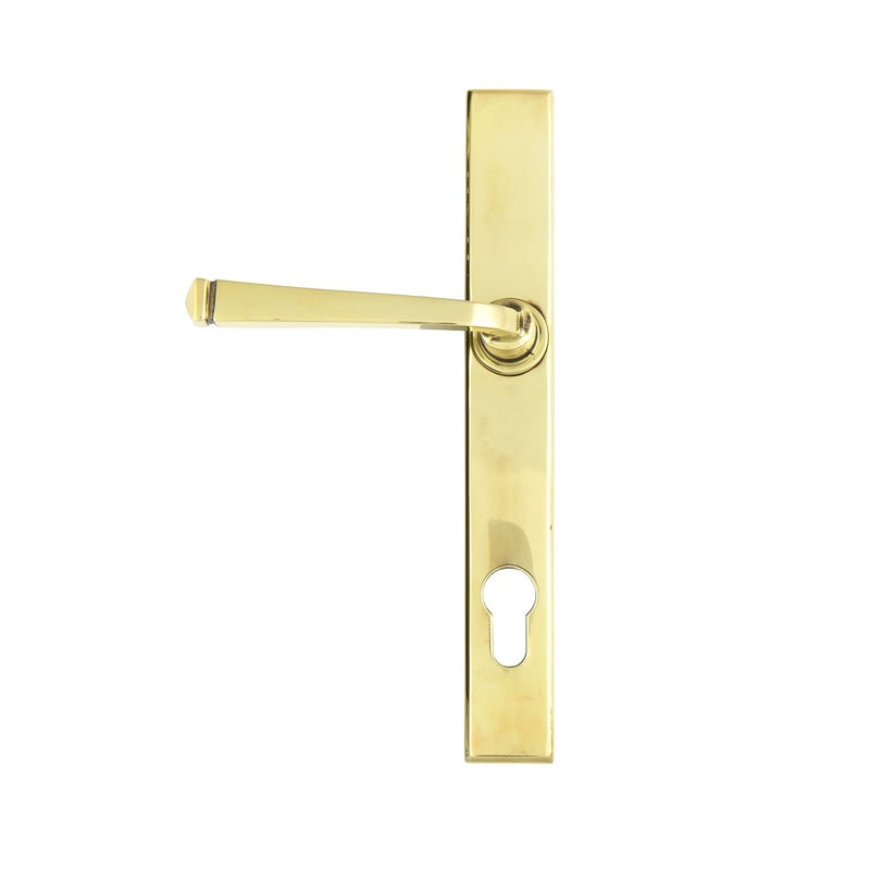 From The Anvil Avon 92pz Slimline Euro Handles For Multi-Point Locks - Aged Brass
