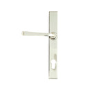 From The Anvil Avon 92pz Slimline Euro Handles For Multi-Point Locks - Polished Nickel