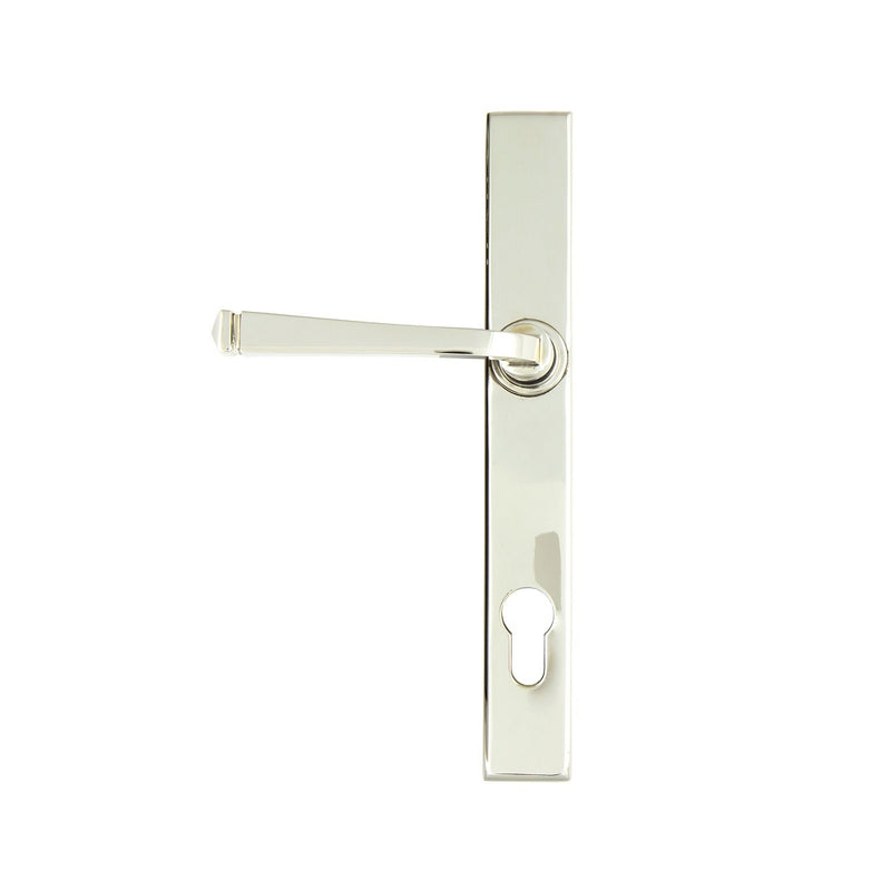 From The Anvil Avon 92pz Slimline Euro Handles For Multi-Point Locks - Polished Nickel
