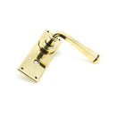 From The Anvil Avon Lock Handles - Aged Brass