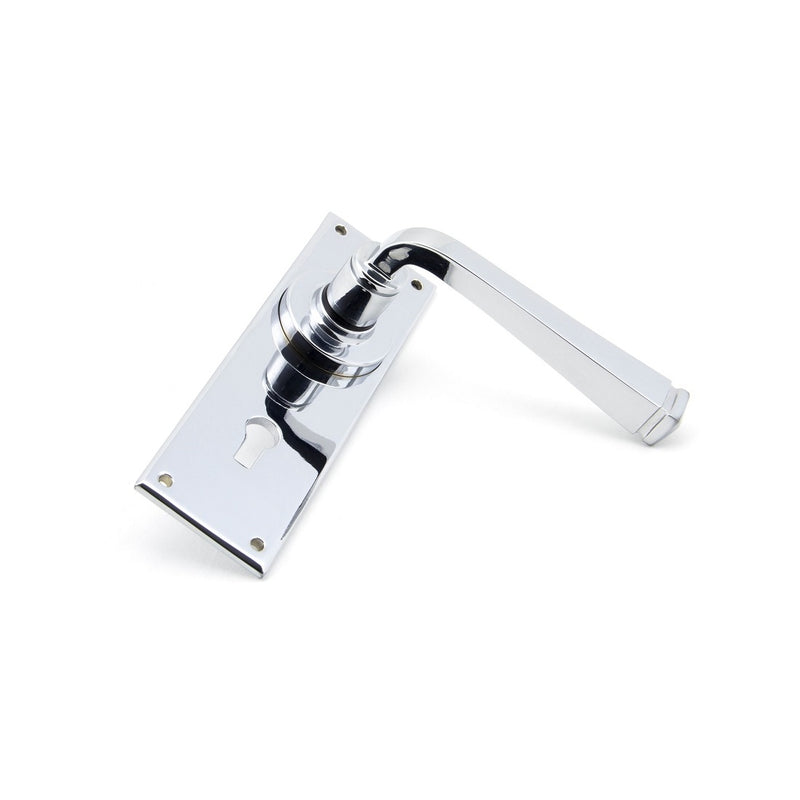 From The Anvil Avon Lock Handles - Polished Chrome