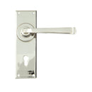 From The Anvil Avon Lock Handles - Polished Nickel