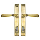 From The Anvil Newbury 92pz Slimline Euro Handles For Multi-Point Locks - Aged Brass
