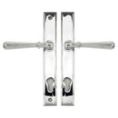 From The Anvil Newbury 92pz Slimline Euro Handles For Multi-Point Locks - Polished Chrome