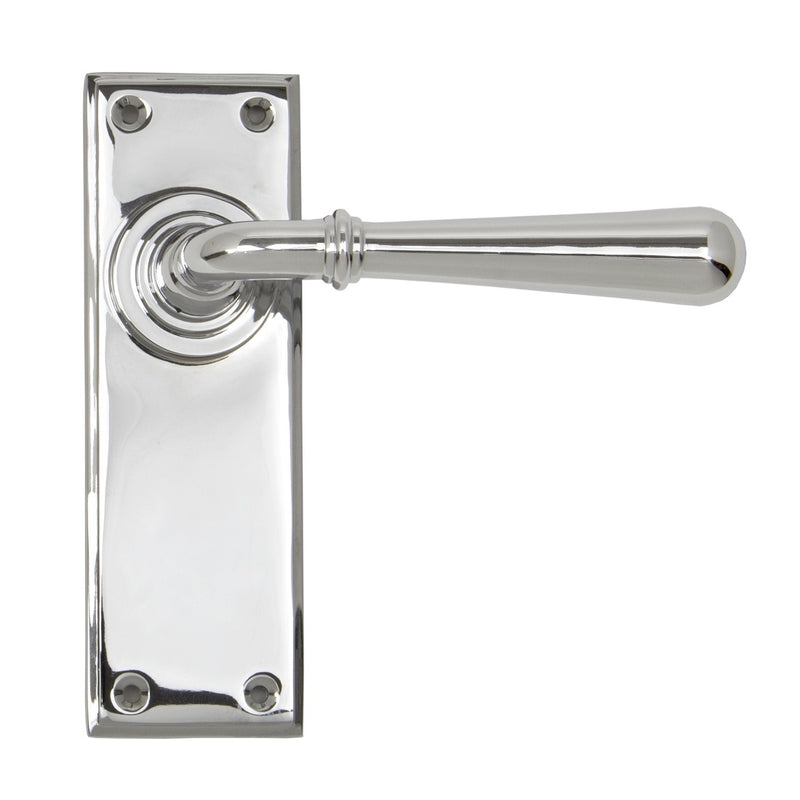 From The Anvil Newbury Latch Handles - Polished Chrome