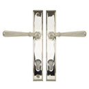 From The Anvil Newbury 92pz Slimline Euro Handles For Multi-Point Locks - Polished Nickel