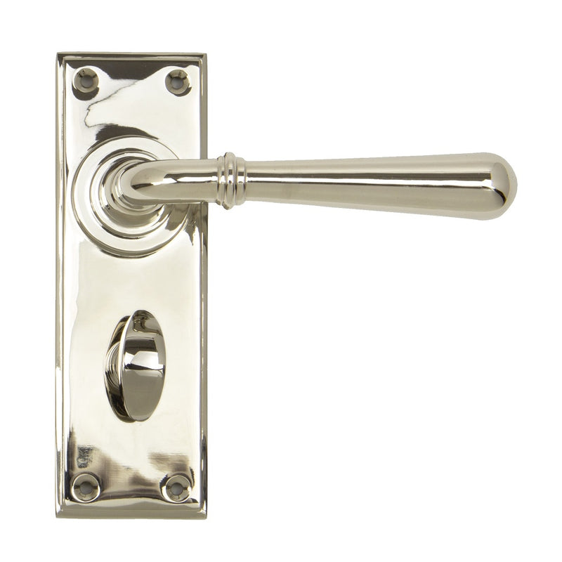 From The Anvil Newbury Bathroom Handles - Polished Nickel