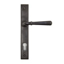From The Anvil Newbury 92pz Slimline Euro Handles For Multi-Point Locks - Aged Bronze