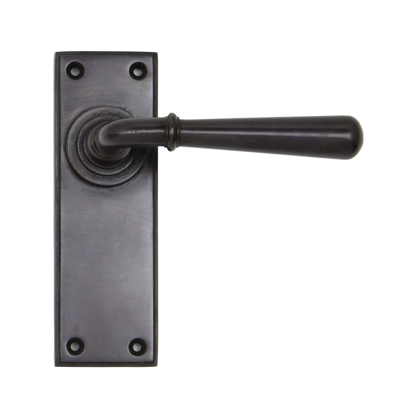From The Anvil Newbury Latch Handles - Aged Bronze