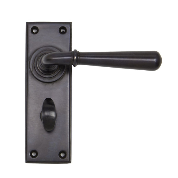 From The Anvil Newbury Bathroom Handles - Aged Bronze