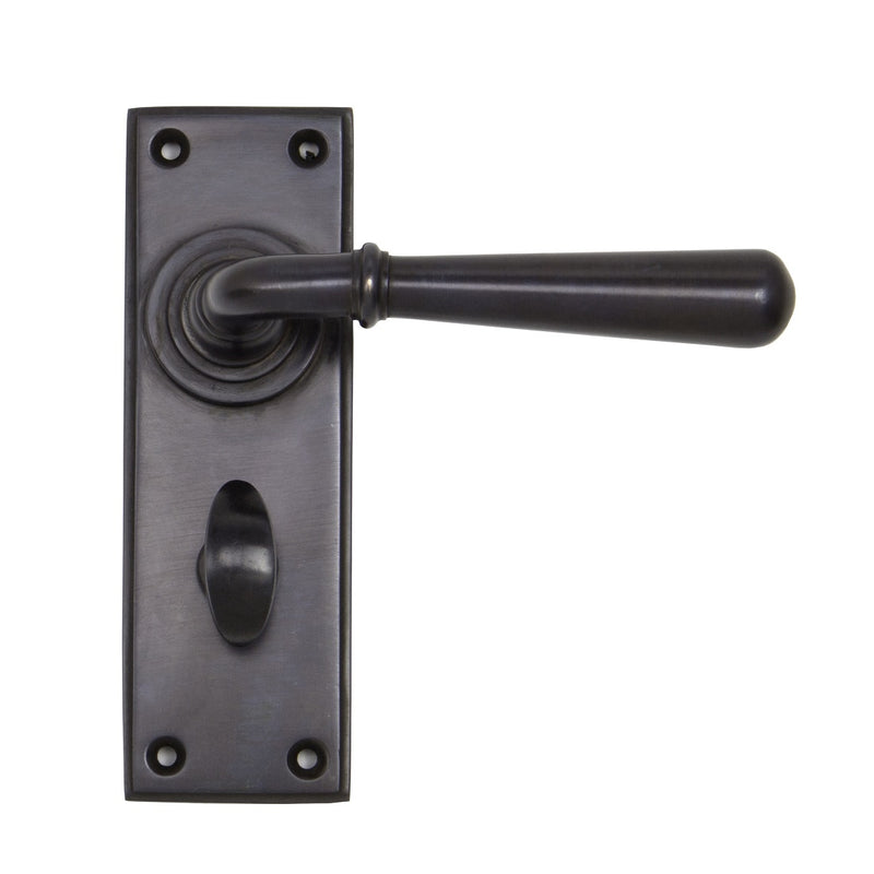 From The Anvil Newbury Bathroom Handles - Aged Bronze