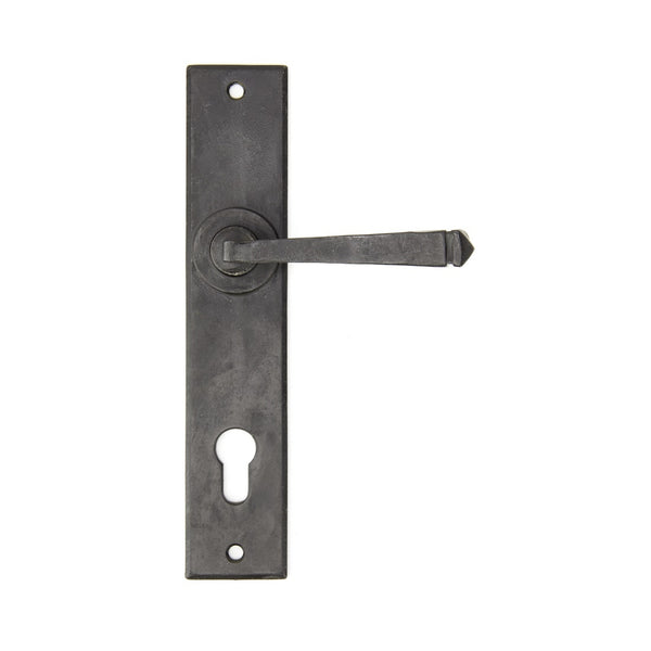 From The Anvil Avon 92pz Euro Handles for Multi-Point Locks - External Beeswax
